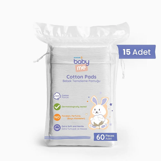 Bebek Temizleme Pamuğu 15x60 Adet